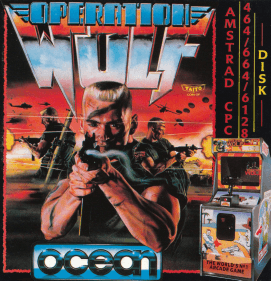 Operation Wolf box art for Amstrad CPC